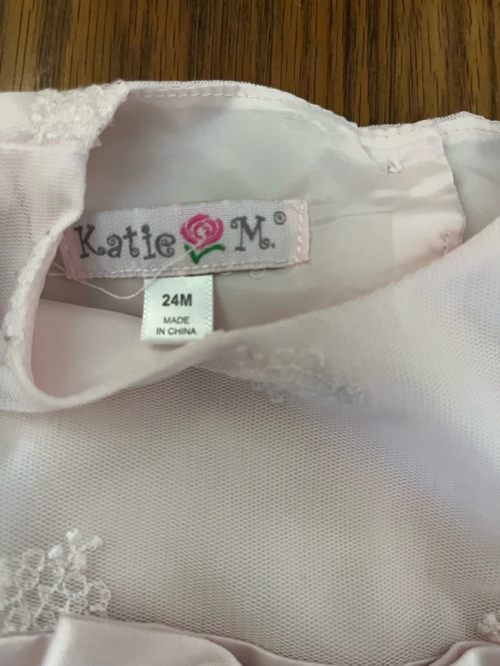 Sleeveless Light Pink Bow-Front Tulle Party Dress for Girls